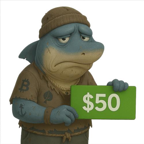 Buy $SHARK for 50$ (You recieve 50,000 $SHARK)